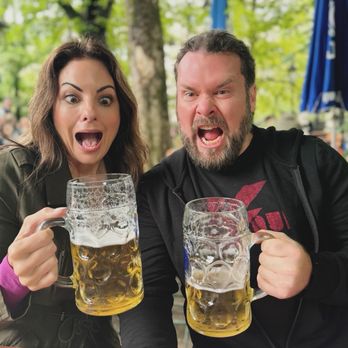 Biergarten am Chinesischen Turm - Happiness derived from true German beer - Beer Garden Near Me - Munich, BY