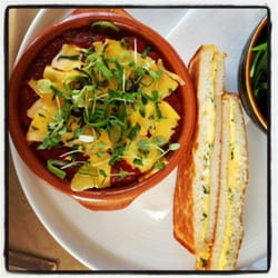 Bare Bones Society - Vegan potato gnocchi with Gaelic cheese bread (vegan)