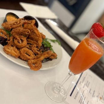 Eggspectation - Richmond - Calamari + Strawberry Mimosa - Breakfast & Brunch Near Me - Richmond, Virginia