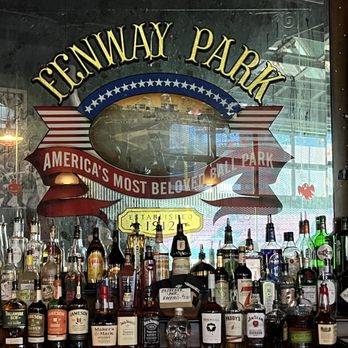 Bleacher Bar - a variety of liquor bottles - Sports Bars Near Me - Boston, Massachusetts