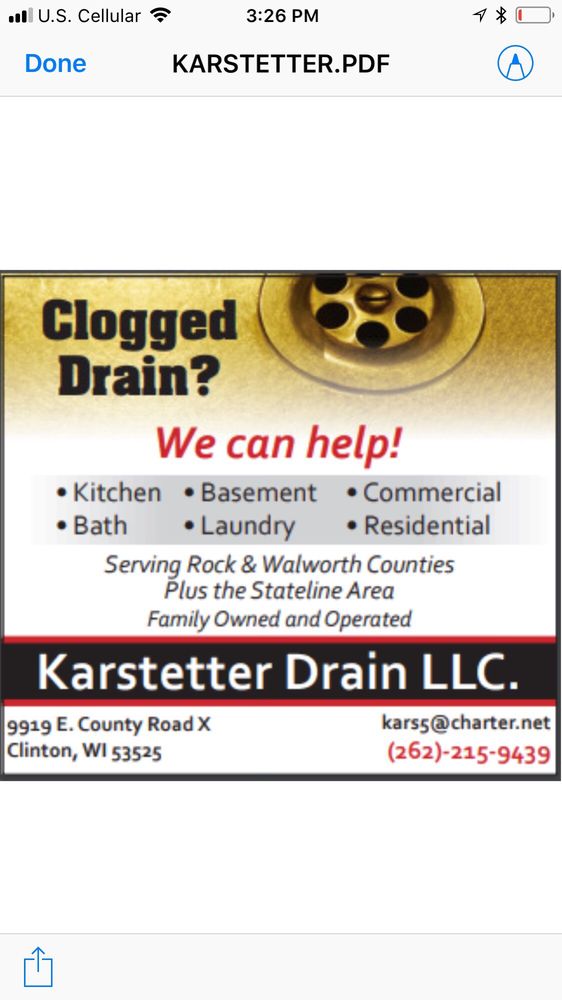 Slide of Karstetter Drain