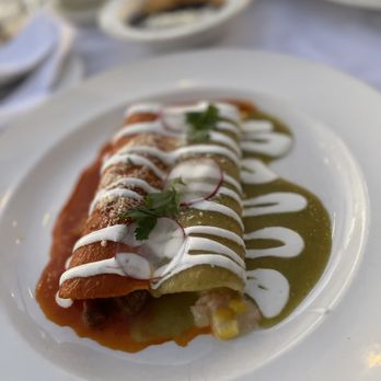 Las Brisas - Steak and Lobster enchiladas (4/10) - Mexican Near Me - Laguna Beach, California