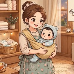 Chinese Postpartum Confinement - Carry infant