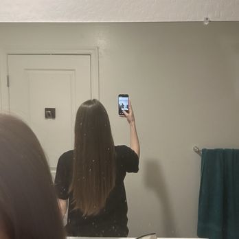 Great Clips - how my hair looked a few months after said haircut. Didn't even want to try touch it up, kept it in a ponytail a lot - Hair Salons Near Me - Scottsdale, Arizona Great Clips - how my hair looked a few months after said haircut. Didn't even want to try touch it up, kept it in a ponytail a lot - Hair Salons Near Me - Scottsdale, Arizona