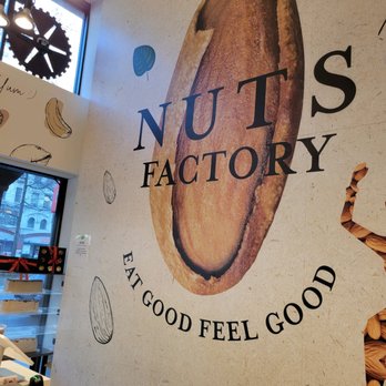 Nuts Factory - a display of nuts in a store - Specialty Food Near Me - New York, New York Nuts Factory - a display of nuts in a store - Specialty Food Near Me - New York, New York