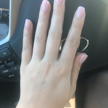 Rainlily - Tom did a great job on my gel sculpture nails. OPI Bubblebath gel. - Nail Salons Near Me - Vienna, Virginia