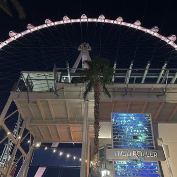 The High Roller - Looking up from the entry to the High Roller - Amusement Parks Near Me - Las Vegas, Nevada The High Roller - Looking up from the entry to the High Roller - Amusement Parks Near Me - Las Vegas, Nevada