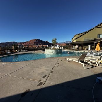 Hidden Springs RV Resort - Another view of the pool - RV Parks Near Me - Ivins, Utah