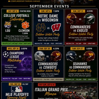 Terrazza Sports Bar - Sports Bars Near Me - Washington, DC, District of Columbia Terrazza Sports Bar - Sports Bars Near Me - Washington, DC, District of Columbia