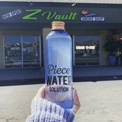 Z Vault - Piece Water Solution! It's a liquid cleaner water It's made from natural ingredients and enhances the flavor of your smoke.