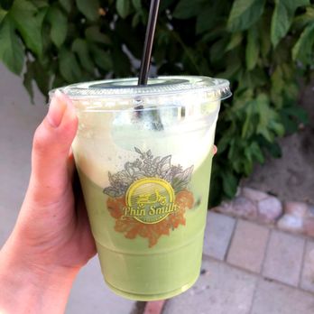Phin Smith - Iced matcha latte - Coffee & Tea Near Me - Garden Grove, California Phin Smith - Iced matcha latte - Coffee & Tea Near Me - Garden Grove, California