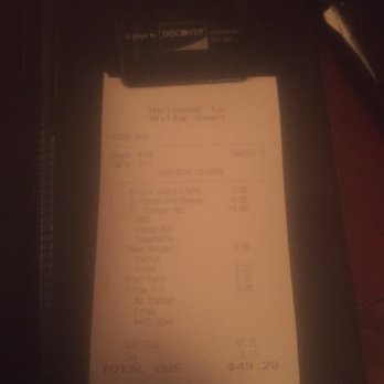 White Swan - a receipt on a tablet computer - American Near Me - Lititz, Pennsylvania White Swan - a receipt on a tablet computer - American Near Me - Lititz, Pennsylvania
