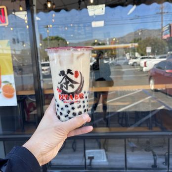 The Boba Bar - Large jasmine milk tea with extra boba $7.15 - Coffee & Tea Near Me - Burbank, California The Boba Bar - Large jasmine milk tea with extra boba $7.15 - Coffee & Tea Near Me - Burbank, California