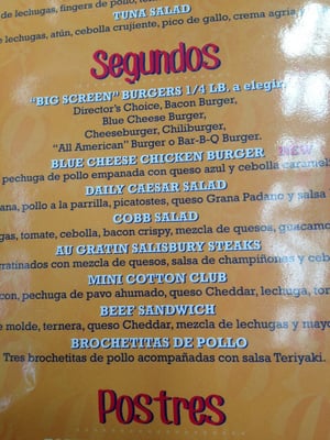 Menu photo 2 Foster's Hollywood Gavá, B