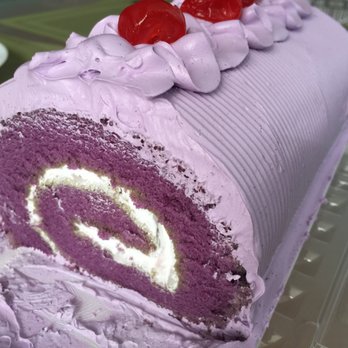 Philippine Bread House - Ube creme roll - too sweet - Bakeries Near Me - Jersey City, New Jersey