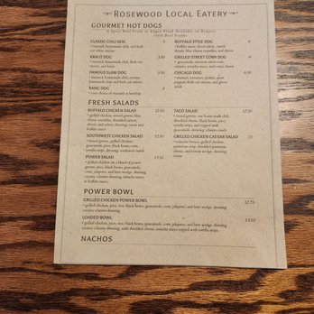 Rosewood Local Eatery - Menu - Desserts Near Me - Paris, Texas Rosewood Local Eatery - Menu - Desserts Near Me - Paris, Texas