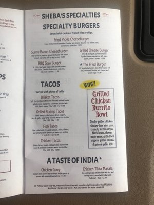 Menu photo 5 Sheba's Family Restaurant Hope, AR Menu photo 5 Sheba's Family Restaurant Hope, AR