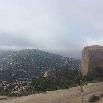 Potato Chip Rock - Sugar Cube Rock halfway up - Hiking Near Me - Poway, California