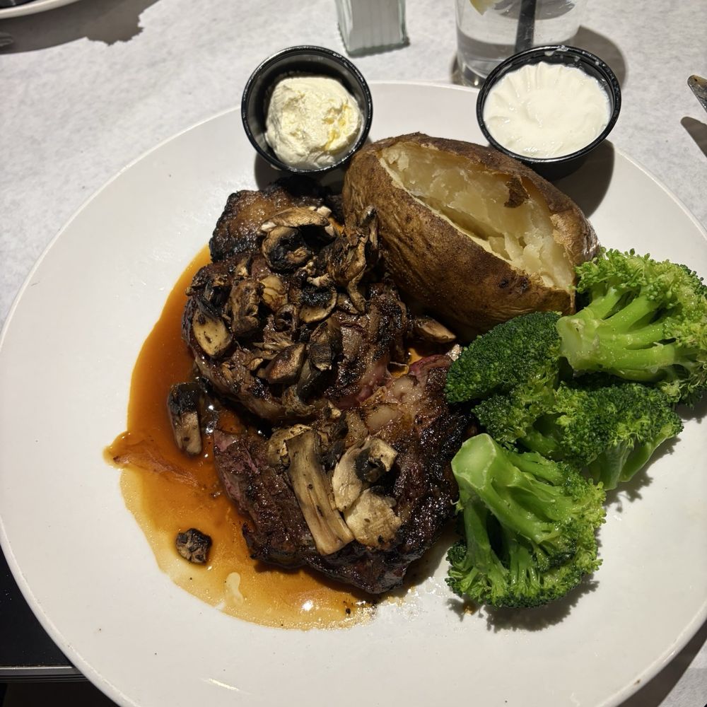 Trolley Steaks and Seafood - Rib Eye Steak (14 oz.) - Steakhouses Near Me - Fort Wayne, Indiana Trolley Steaks and Seafood - Rib Eye Steak (14 oz.) - Steakhouses Near Me - Fort Wayne, Indiana