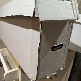 Pro Dependable Services - Crushed box. - Movers Near Me - Broken Arrow, Oklahoma