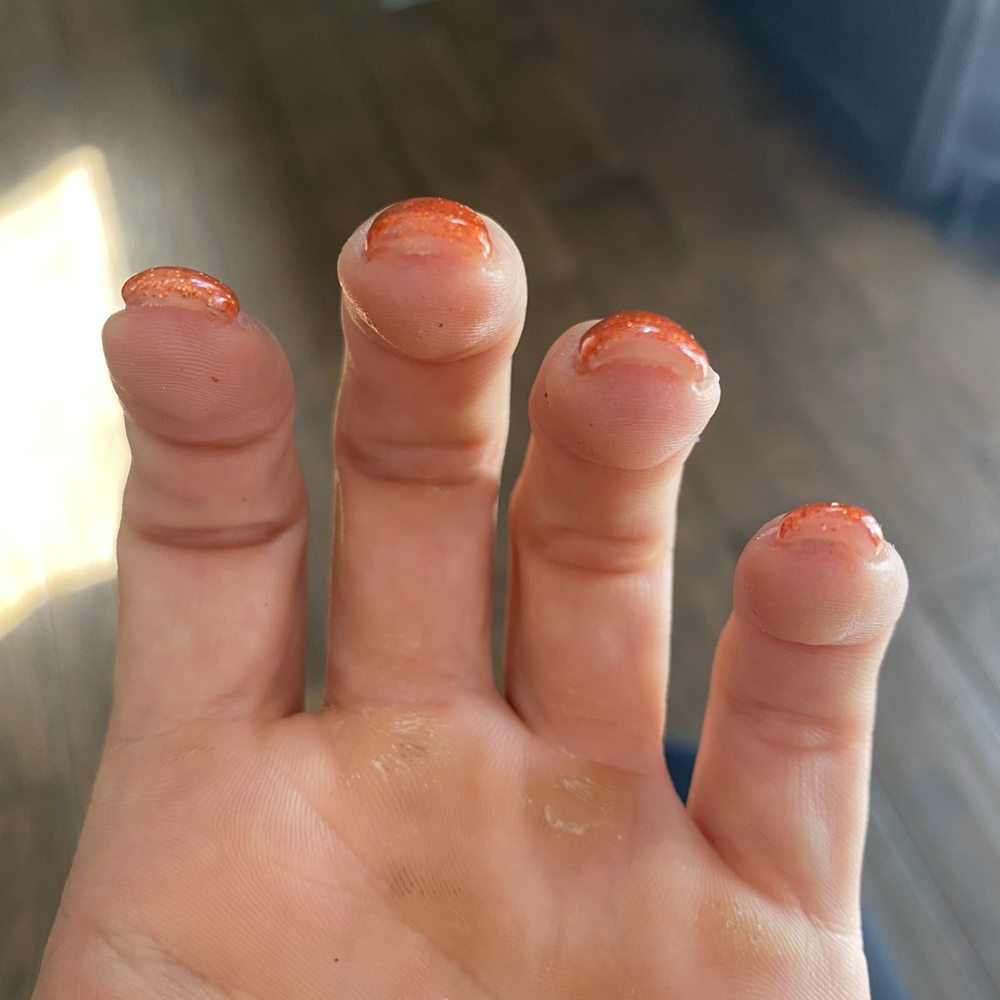 Varying thickness of nails