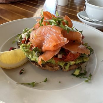 Schooners Monterey - Plain Croissant added avocado & smoked salmon - Seafood Near Me - Monterey, California Schooners Monterey - Plain Croissant added avocado & smoked salmon - Seafood Near Me - Monterey, California