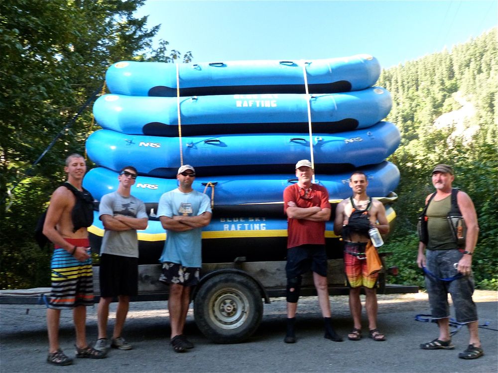 Blue Sky Whitewater Rafting Logo