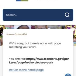 Robin Bledsoe Park - Great park but Leander parks and rec y'all need to get your sh*t together and fix your website