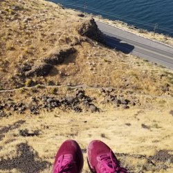 Twin Sisters Rock - View from the edge:do not attempt