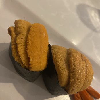 Sushi Mori - Sea urchin.   Best I have had in years - Sushi Bars Near Me - La Jolla, California