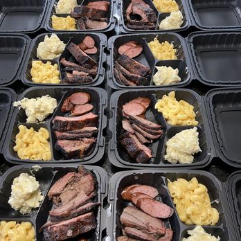 T-Rain BBQ - T-Rain 3 meat plate sides of your choice!!! Mac and cheese, green beans, smoked corn, beans, rice, smoked broccoli,potatoes salad!!! - Barbeque Near Me - Cibolo, Texas T-Rain BBQ - T-Rain 3 meat plate sides of your choice!!! Mac and cheese, green beans, smoked corn, beans, rice, smoked broccoli,potatoes salad!!! - Barbeque Near Me - Cibolo, Texas