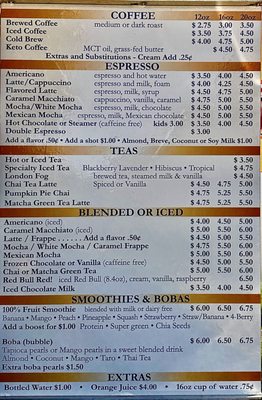 Menu photo 1 Brew-It Coffee and Tea Atascadero, CA