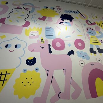 Little Ladies Soft Serve - Fun mural located inside! - Food Trucks Near Me - Westerville, Ohio Little Ladies Soft Serve - Fun mural located inside! - Food Trucks Near Me - Westerville, Ohio