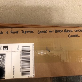FedEx Ship Center - THE SENDER TOOK THE TIME TO WRITE ON THE BOX WHAT TO DO IF NO ONE WAS HOME. - Couriers & Delivery Services Near Me - Portland, Oregon FedEx Ship Center - THE SENDER TOOK THE TIME TO WRITE ON THE BOX WHAT TO DO IF NO ONE WAS HOME. - Couriers & Delivery Services Near Me - Portland, Oregon