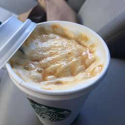 Caramel Macchiato done RIGHT The foam is always nice and thick! Caramel Macchiato done RIGHT The foam is always nice and thick!