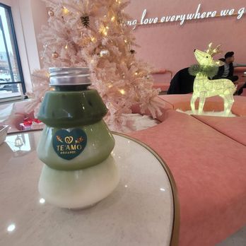 TE'AMO Boba Bar - Iced matcha (bogo during their soft opening) - Bubble Tea Near Me - South Barrington, Illinois TE'AMO Boba Bar - Iced matcha (bogo during their soft opening) - Bubble Tea Near Me - South Barrington, Illinois