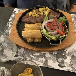 Monkey in The City - Pork Ibérico with yuca fries