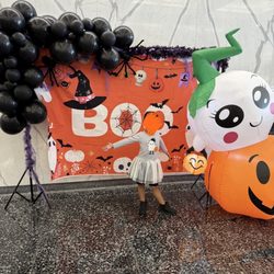 Cute set up for the Halloween bash they had.