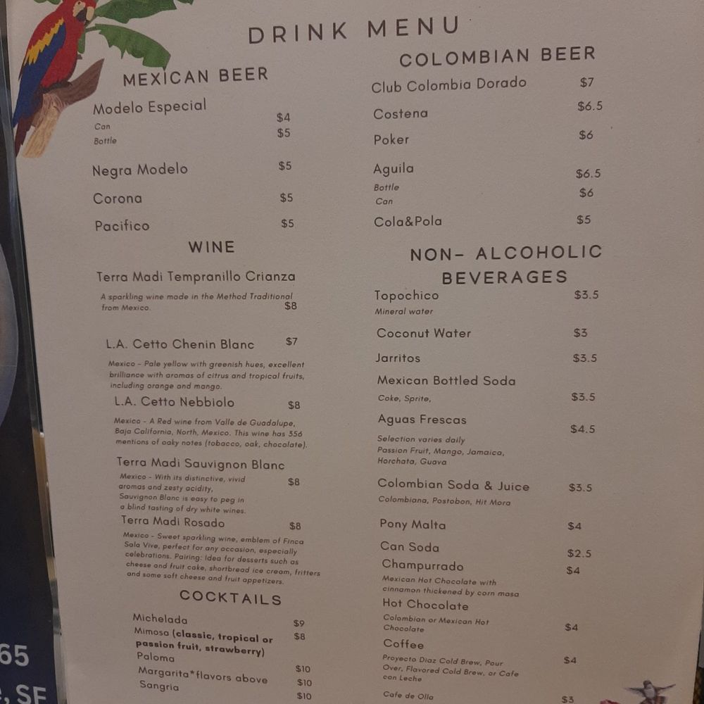 Creative Ideas Cafe - Menu Jan 2026 - Colombian Near Me - San Francisco, California