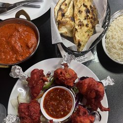 380 Indian restaurant and Bar - Butter Chicken, Garlic Naan, Chicken Lollipop
