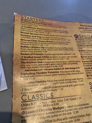 Menu photo 7 The Hub Grill And Bar Phoenix, AZ Menu photo 7 The Hub Grill And Bar Phoenix, AZ