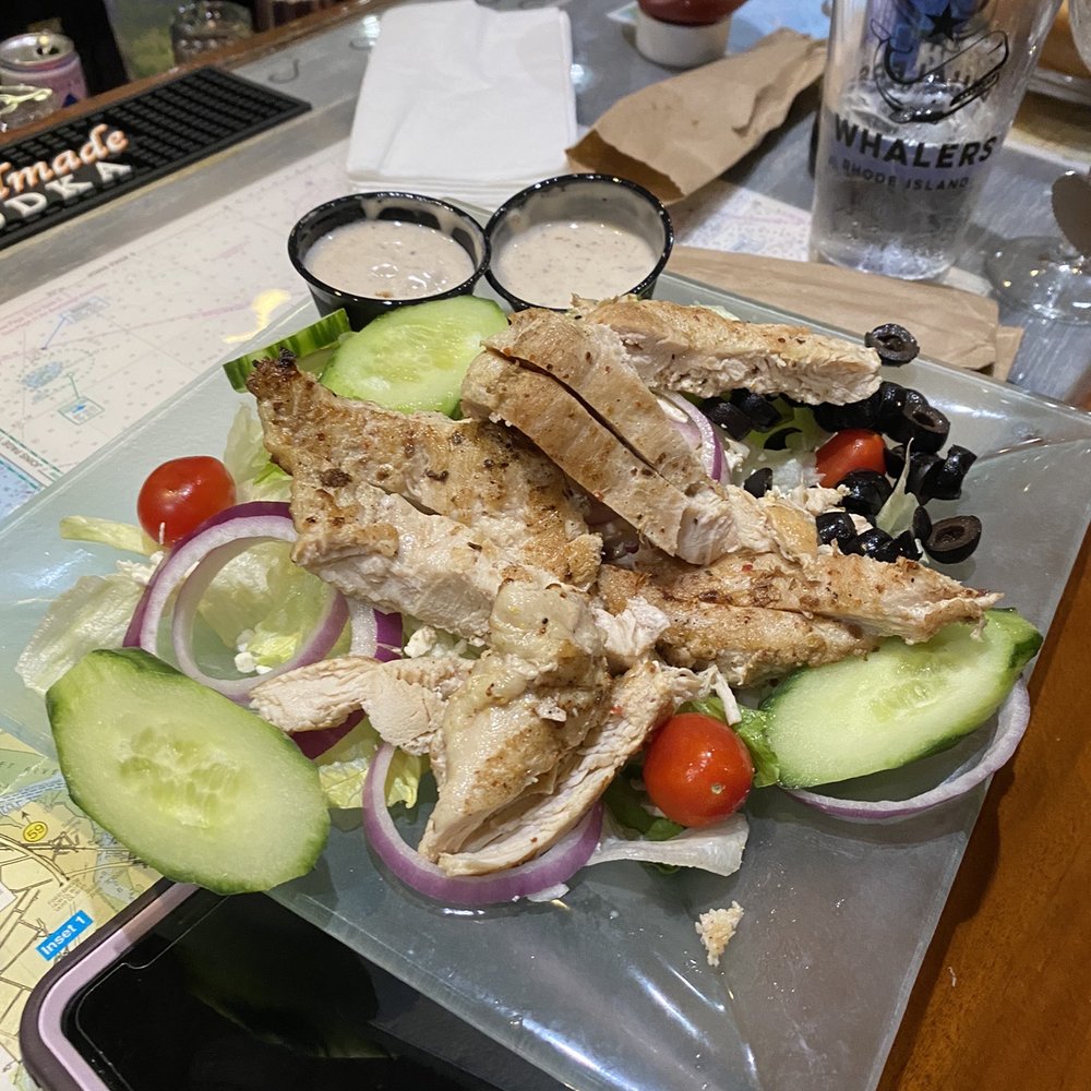 Off The Hook Bar & Grill - Chicken Caesar salad - Seafood Near Me - Quincy, Massachusetts Off The Hook Bar & Grill - Chicken Caesar salad - Seafood Near Me - Quincy, Massachusetts
