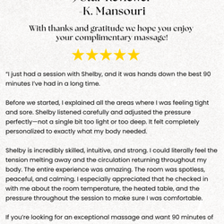 Hawthorne Massage and Self Care - We have over 200 5-star Reviews on Google at Hawthorne Massage and Self Care. Schedule now and see why!