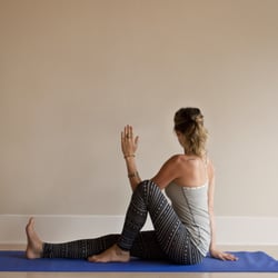 Grace Yoga & Meditation - Kim Gillett, Grace Yoga & Meditation teacher, at the yoga studio