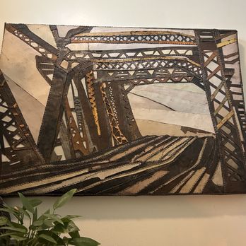 1000 Figs - Artwork made from leather - Falafel Near Me - New Orleans, Louisiana 1000 Figs - Artwork made from leather - Falafel Near Me - New Orleans, Louisiana