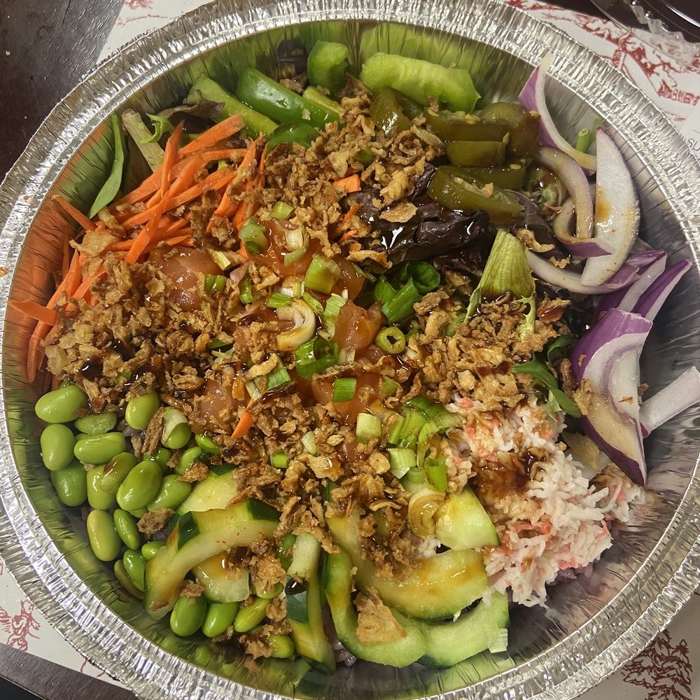 Pick N' Roll - Poke bowl with fresh salmon - Japanese Near Me - Phoenix, Arizona Pick N' Roll - Poke bowl with fresh salmon - Japanese Near Me - Phoenix, Arizona