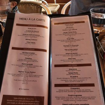 Café au Temps Perdu - Menu - Modern European Near Me - Quebec City, Quebec Café au Temps Perdu - Menu - Modern European Near Me - Quebec City, Quebec