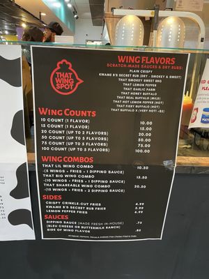 Menu photo 5 That Wing Spot Winter Park, FL