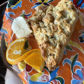 Nature's Kitchen - Lemon ginger scone, complete with chunks of candied ginger! - Organic Stores Near Me - Yreka, California