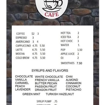 Raevia’s Cafe - a menu for a coffee shop - Cafes Near Me - Fremont, Ohio Raevia’s Cafe - a menu for a coffee shop - Cafes Near Me - Fremont, Ohio